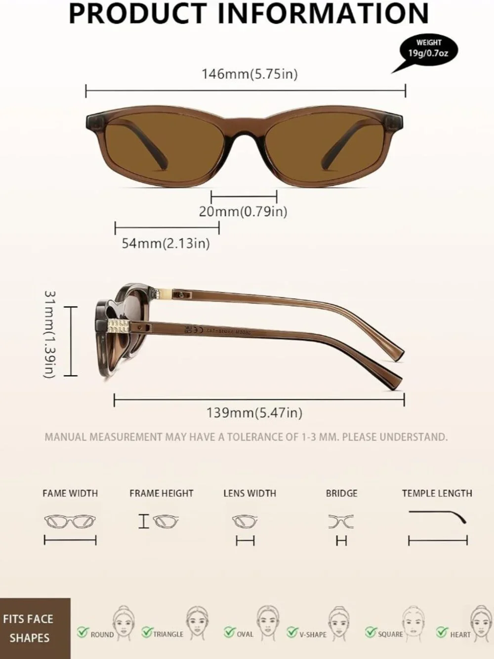 N/A fashionable polarized